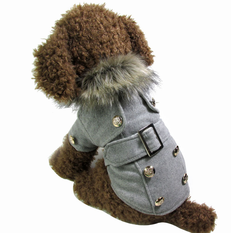 Dog clothes  warm cotton pet clothing