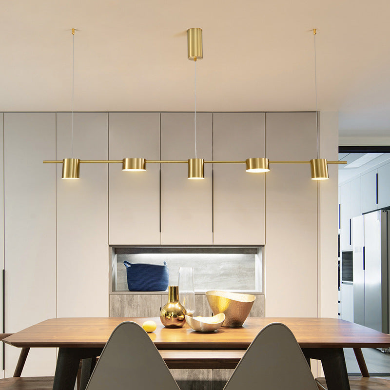 Scandinavian Style Minimalist Dining Room Creative Personality Three LED Pendant Lamp