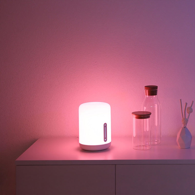 Arrival Original Xiaomi Mijia Bedside Lamp 2 Bluetooth WiFi Connection Touch Panel APP Control Works with Apple HomeKit Siri