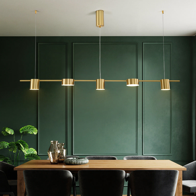 Scandinavian Style Minimalist Dining Room Creative Personality Three LED Pendant Lamp