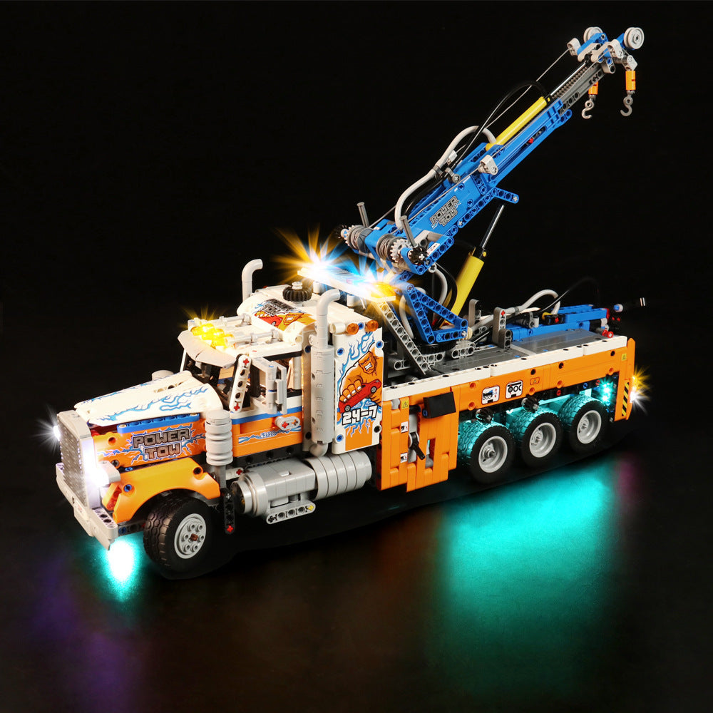 Compatible with LEGO 42128 heavy-duty trailer lighting GC series integrated LEGO lighting