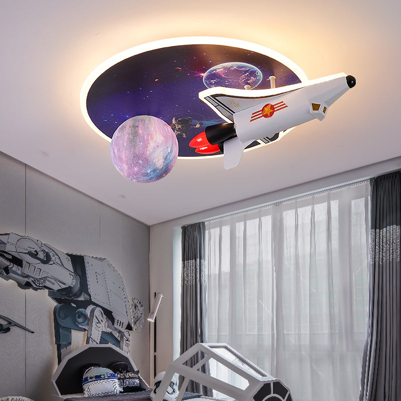 Space Plane Cartoon Modern Simple LED Lamps