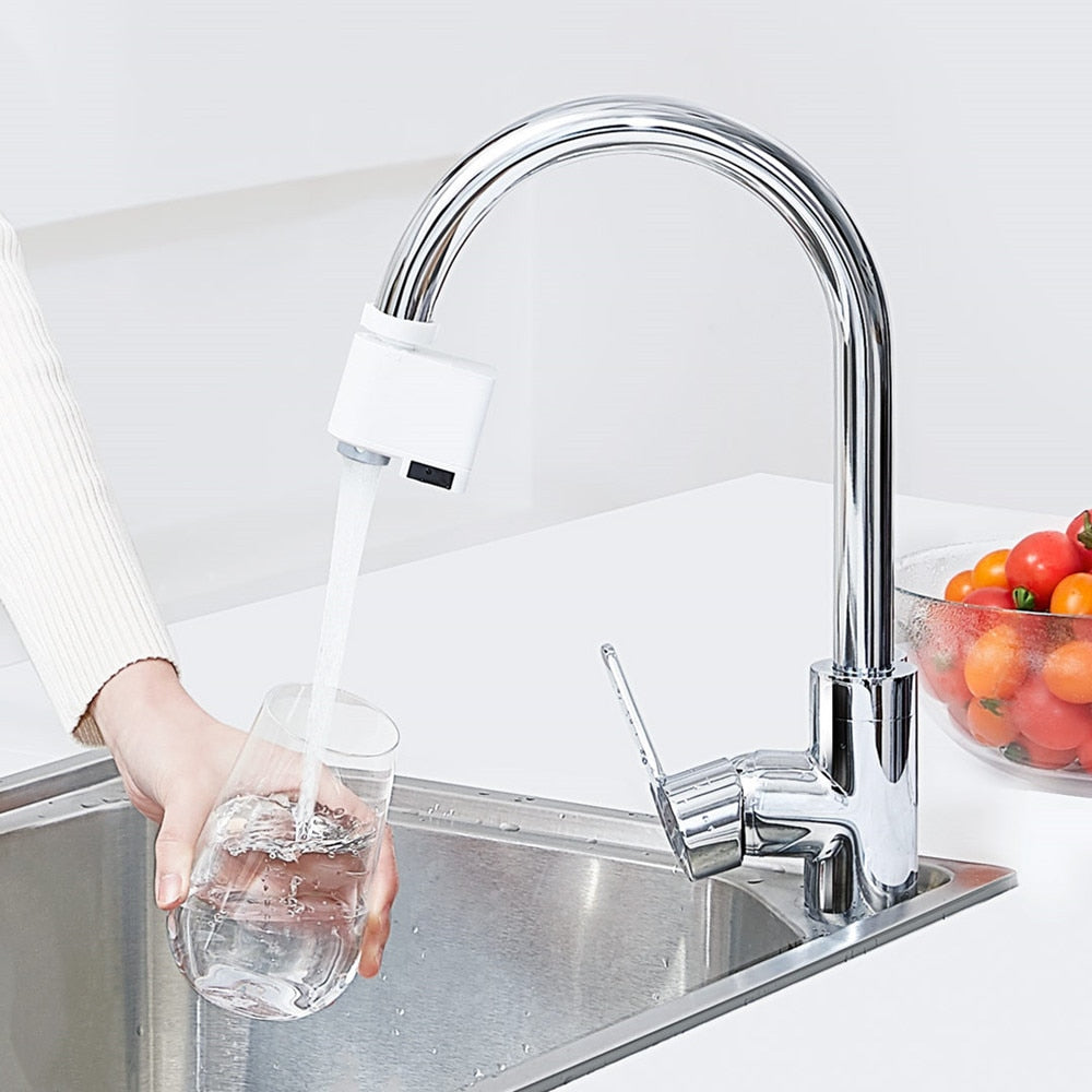 Original Xiaomi Xiaoda Automatic Water Saver Tap Smart Faucet Sensor Infrared Water Energy Saving Device Kitchen Nozzle Tap