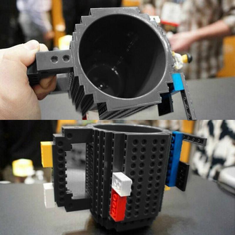 Lego Type Building Blocks Coffee Cup