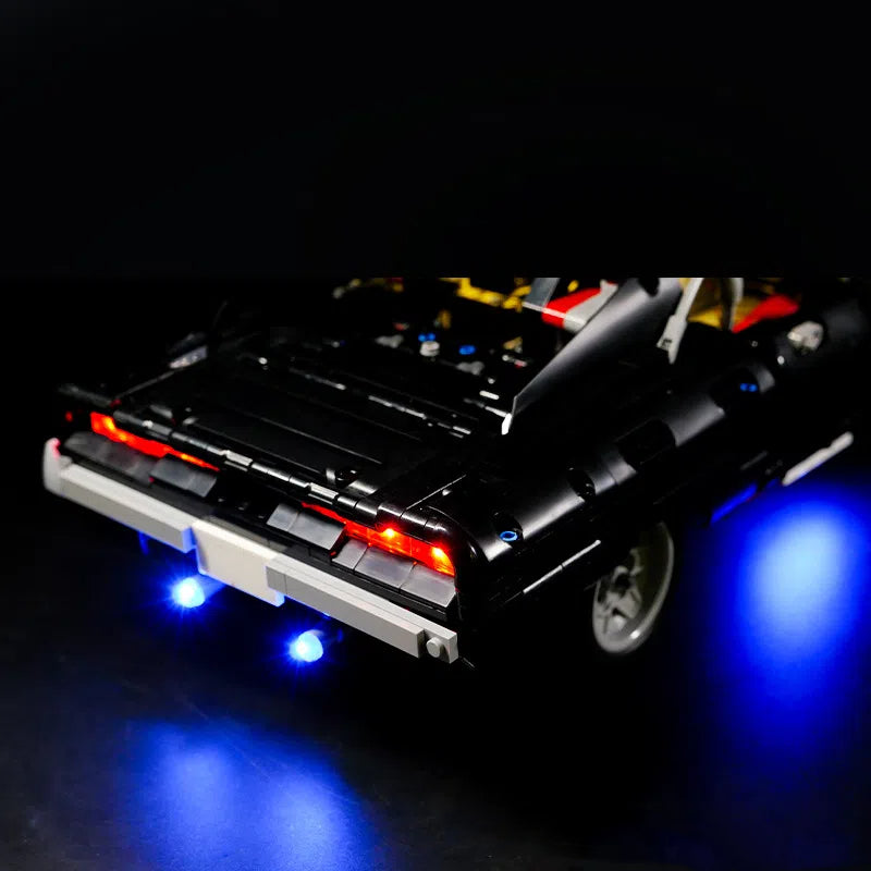 DIY building block lighting compatible with LEGO 42111 Dodge warhorse speed and passion LED remote control light matching