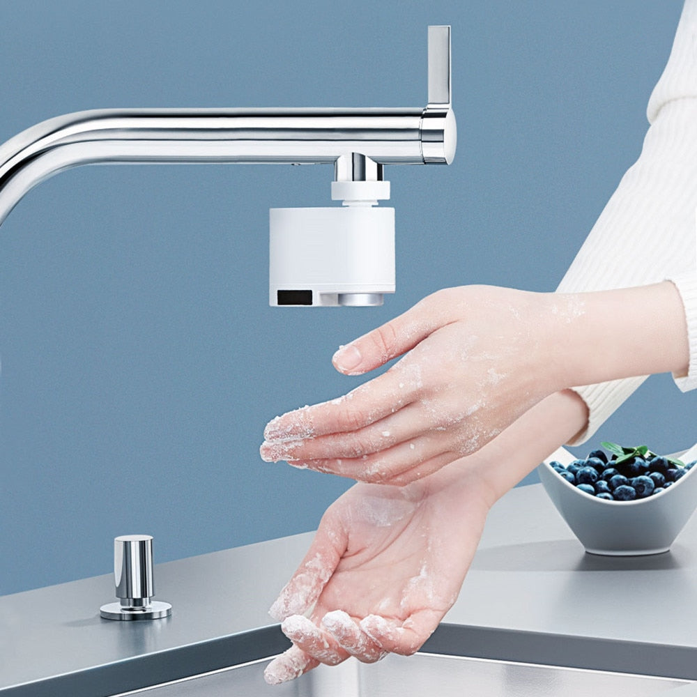 Original Xiaomi Xiaoda Automatic Water Saver Tap Smart Faucet Sensor Infrared Water Energy Saving Device Kitchen Nozzle Tap