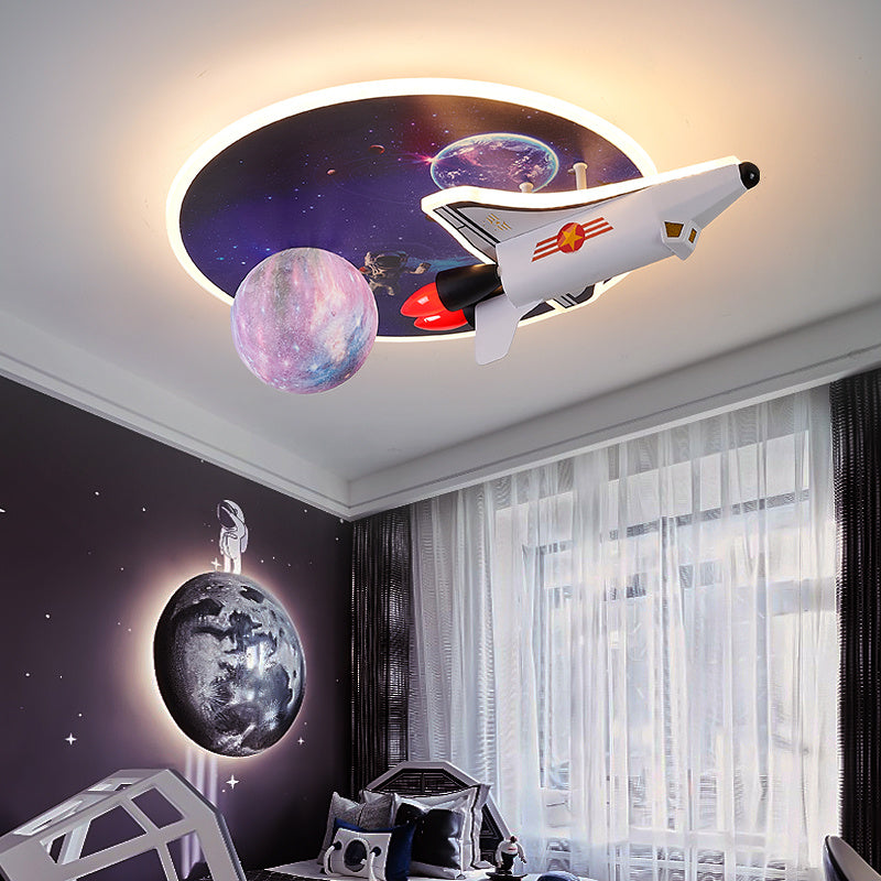 Space Plane Cartoon Modern Simple LED Lamps