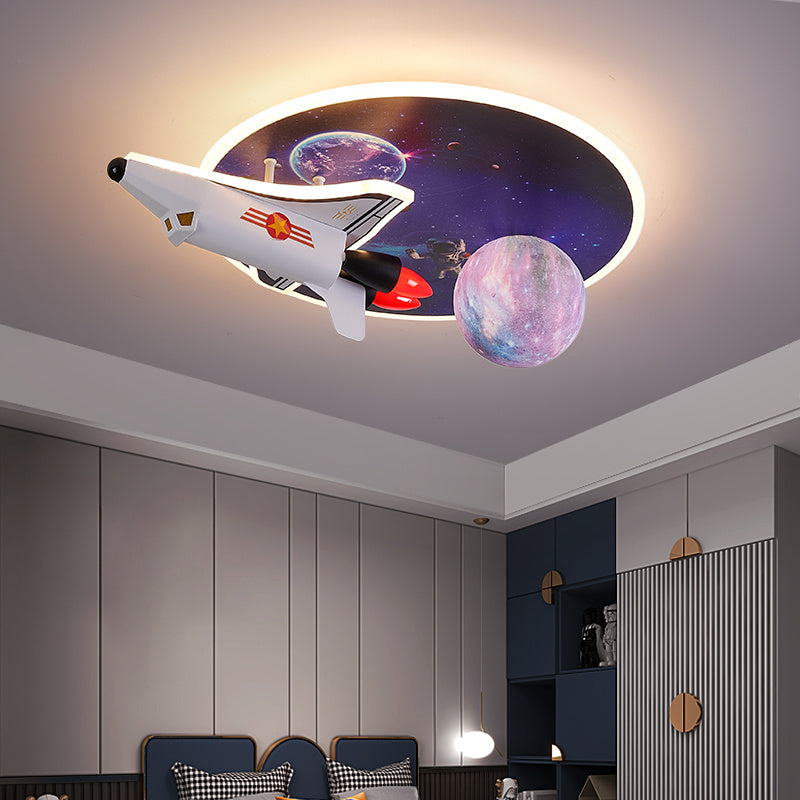 Space Plane Cartoon Modern Simple LED Lamps